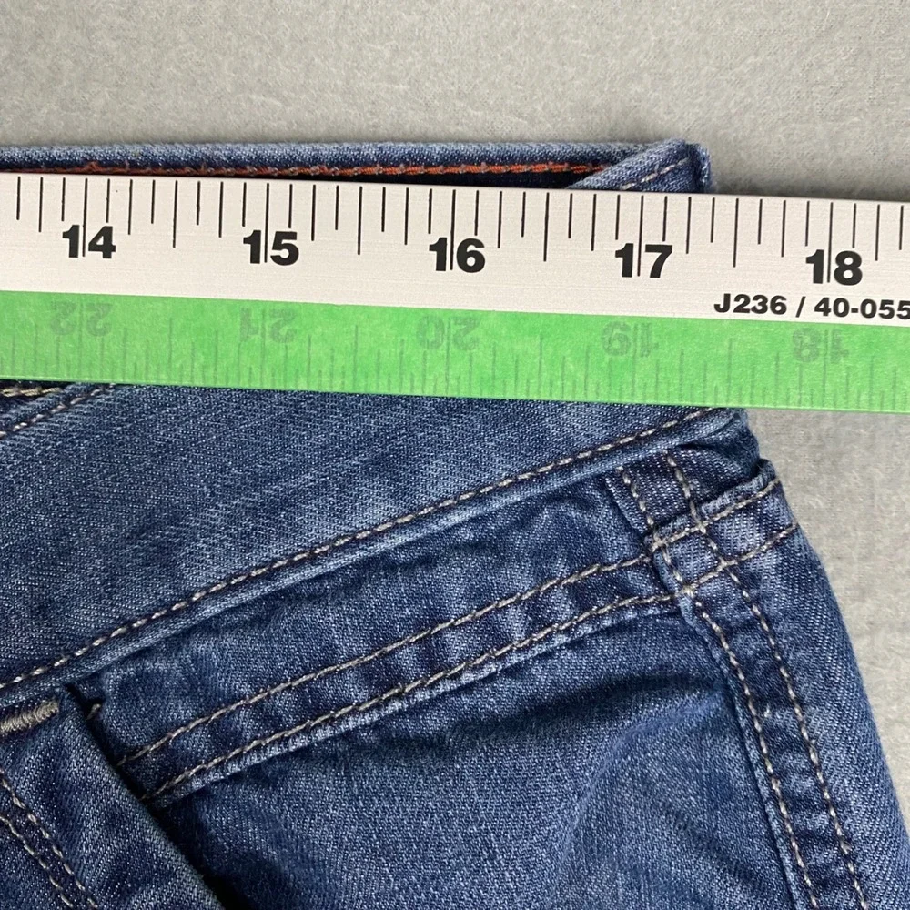 Eddie Bauer Specially Dyed Womens Boyfriend Jeans Slim‎ Leg Medium Wash Size 12